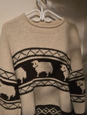 Wool Cow Sweater